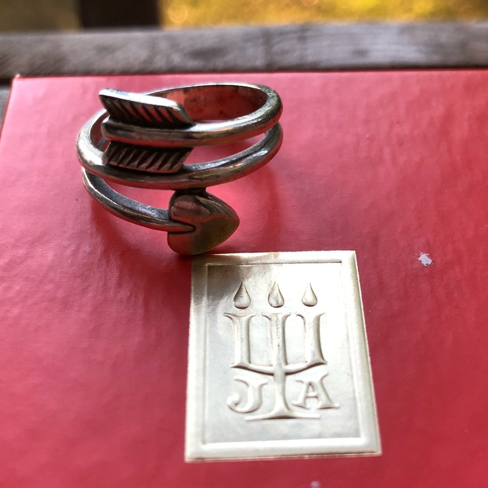 James Avery Arrow & Heart Ring